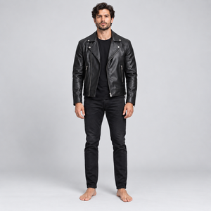 Professional <b>men</b> <b>leather</b> <b>jackets</b> featuring premium quality materials strong stitching classic design and comfortable everyday - Product Image 1