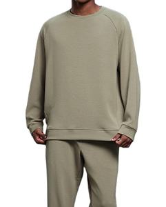 Sudadera de Hombre con Cuello Redondo Personalizada, Nueva Colección Primavera 2026, Mangas Largas, Tela de Felpa, Impresión de Logotipo Personalizado, Alta Calidad para Deporte y Running - Product Image 3