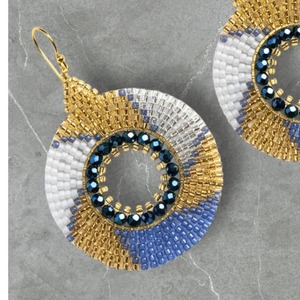 Professional Manufacturer Beaded <b>Earrings</b> <b>Top</b> Tier Beaded <b>Earrings</b> Solid Color Beaded <b>Earrings</b> Custom Wholesale Use Beaded - Product Image 6