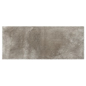 Gray Rectangle Microfiber Chenille Bath Mat Non-Slip Rubber Backing Thick Tufted Modern Home <b>Rug</b> Solid Color Machine Washable - Product Image 4