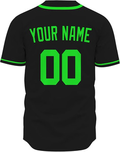 Pantalones Cortos de Béisbol Negros con Estampado por Transferencia de Calor Personalizado, Unisex para Adultos, Impresión de Nombre y Número del Equipo, Transpirables, Cuello en V, Deportivos - Product Image 3
