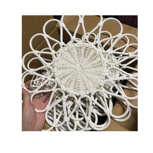 Elegante Salvamantel de Ratán Hecho a Mano Estilo Bohemio, Plato Base de Bambú y Ratán, Precio Económico, Venta al por Mayor, Comercio Global - Product Image 5
