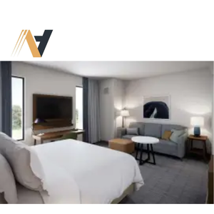 Ensemble de meubles de chambre à coucher de style moderne pour hôtel, taille king, pour la rénovation et la mise à niveau des chambres d'hôtes commerciales, Holiday Inn - Product Image 1