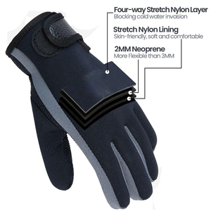 Guantes de Buceo de Máxima Comodidad Hechos de Neopreno de Calidad, Flexibles, Transpirables, Color Personalizado - Product Image 4