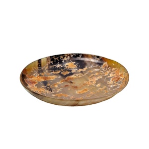 Buffalo Horn Natural Shade Dinning Plate Round Square Rectangle Viking Antique Handicrafts <b>Dinnerware</b> - Product Image 3