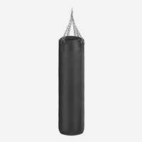 Sac de frappe professionnel sur pied en cuir PU personnalisé, lourd, pour entraînement, remplissage de sable, avec matériau PVC