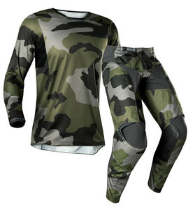 Ensemble veste de moto et combinaison de course automobile respirant en polyester imprimé pour l'été, idéal pour la moto tout-terrain, nouveau maillot de course - Product Image 2