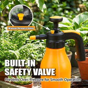 Pulvérisateur à mousse manuel 1,5 L, pompe à main pour lavage de voiture, pulvérisateur de jardin, pulvérisateur de nettoyage multi-usages, matériau PP, facile à utiliser - Product Image 2