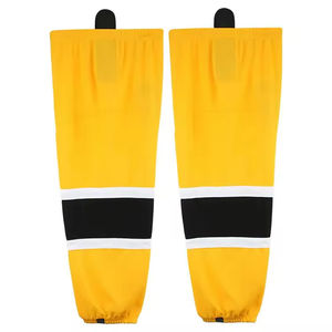 Custom Team Ice Hockey <b>Socks</b> Printed Sublimation Transfer 100% <b>Polyester</b> Sweat-Absorbent Anti-Bacterial Breathable Eco-Friendly - Product Image 1