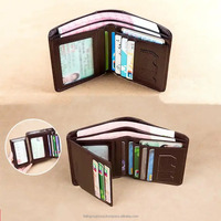 Luxus wasserdichte Brieftasche Klassische Herren Geldbörse Multifunktion ale Rindsleder Geldbörse Echtes Leder Geldbörsen für Männer