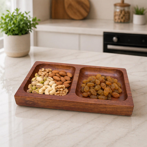 Plateau à fruits secs en bois personnalisé et design pour une cuisine élégante, prix de gros par UF INTERNATIONAL Crafts en Inde - Product Image 5