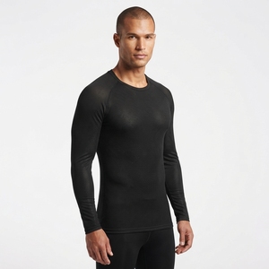 Haut de compression à manches longues pour homme, sous-vêtement de sport athlétique, haut d'entraînement, fabricant sur mesure - Product Image 4