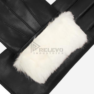 Gants de travail en cuir robustes, résistants à l'abrasion, en cuir de vachette, équipement de sécurité pour les mains, paume en cuir renforcé, gants de travail avec logo personnalisé - Product Image 2