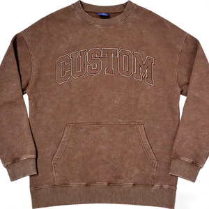 Sweat-shirt pour homme, col rond, tissu chaud, marque privée, OEM, vente en gros, vêtements américains - Product Image 6