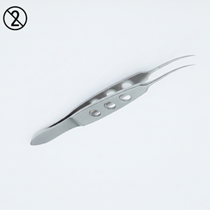 Pinzas Oftálmicas Curvas Profesionales de Alta Calidad, 110 mm, Acero Inoxidable, Instrumento Desechable de Un Solo Uso, Microquirúrgico - Product Image 5