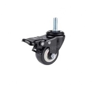 Roue de frein en caoutchouc 2in 50mm 1.5/2/2.5/3 Inch PVC Steel TPR PP Plastic Furniture Shelves Office Equipment Accessories