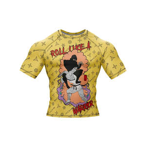 Vente en gros de rashguard de Jiu Jitsu Bjj personnalisé avec logo imprimé en 3D pour hommes, t-shirt de compression respirant Spiderman UPF50+ à manches courtes - Product Image 4