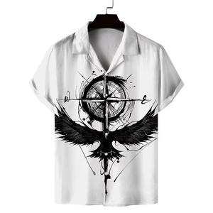 Camisa Casual de Verano para Hombre, Personalizada al por Mayor, de Manga Corta, Elástica y Estampada - Product Image 5
