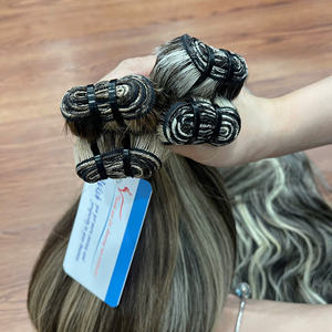 Extensiones de Cabello Ondulado Natural Color Piano Más Vendidas, Suaves y Sedosas, 100% Cabello Humano Vietnamita de Doble Trama - Product Image 6