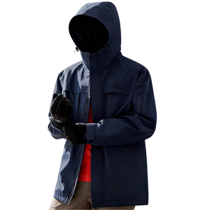 Veste imperméable unisexe à capuche pour l'extérieur - Tex 10 000 mm, coupe-vent, veste de pluie, veste softshell pour le camping - Product Image 2