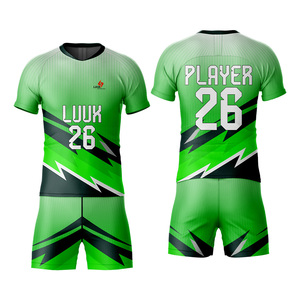 ชุดฟุตบอลพิมพ์ลายแบบซับลิเมชั่นตามสั่ง เสื้อและกางเกงขาสั้นสำหรับผู้ชาย ชุดกีฬาทีม ชุดยูนิฟอร์มขายส่งจากผู้ผลิต - Product Image 4