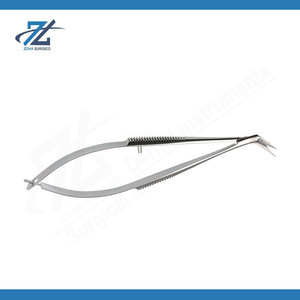Yasargil Micro Scissors Bayonet Shape <b>Precision</b> Microsurgery Instrument High Grade Stainless Steel Reusable Surgical <b>Tool</b> - Product Image 5