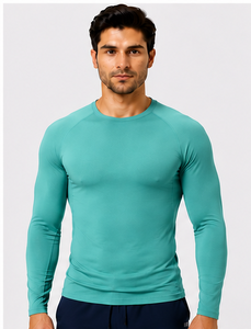 Sous-vêtement médical respirant unisexe à manches longues, séchage rapide, tissu tricoté doux, uniforme d'infirmière, hôpital - Product Image 1