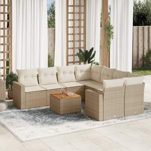 Ensemble de canapés de jardin beige - Product Image 1