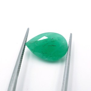 Esmeralda Natural Facetada de Corte Pera, 5.40 Quilates, Verde Brasileño, HAYAAT GEMS N-37, 14.5x9.5x6.5mm, para Joyería - Product Image 6