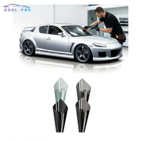 Film solaire pour vitres de voiture COOL PRO 2mil PET gris carbone, film teinté pour vitres avec fonction anti-rayures et anti-UV
