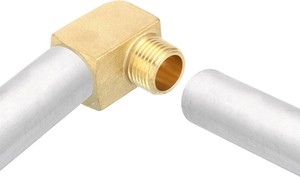 Codo de latón de la mejor calidad para tuberías de calle (AOL-020) SAE # 1301239 - Product Image 3