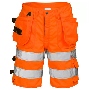 Hi Vis Safety 3M Reflective <b>Tape</b> Cargo <b>Security</b> Men Working Construction Wear Shorts For Worker by Star Crystal Enterprises - Product Image 1
