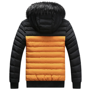 Doudoune longue de luxe pour homme avec capuche amovible - Product Image 6