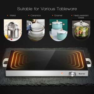 22 X 14 Inch Electric <b>Warming</b> <b>Tray</b> Hot Plate Dish Warmer with Adjustable Temperature for Holding & <b>Warming</b> Equipment - Product Image 6