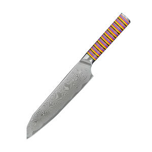 Professional Kitchen Chef <b>Knife</b> High Carbon Stainless Steel with Ergonomic Handle for Meat <b>Fish</b> Vegetables and Fruits - Product Image 1