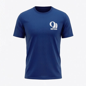 Fabricante OEM ODM, Camiseta Deportiva de Secado Rápido para Hombre con Logotipo Personalizado, Transpirable, de Malla, para Gimnasio, Entrenamiento, Manga Corta - Product Image 2
