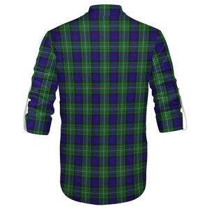 Chemise écossaise traditionnelle Jacobite Ghillie Kilt à carreaux Meldrum Tartan, à lacets, sur mesure, de haute qualité pour homme - Product Image 3