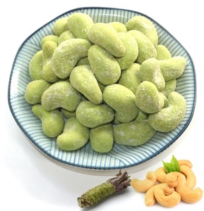 Tan Hot Snacks Fresh Wasabi Anacardos Deliciosos bocadillos de caramelo de chocolate con sabor divertido de Vietnam Procesamiento crudo - Product Image 1
