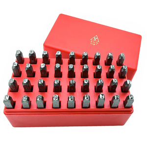 Kit de poinçons métalliques pour lettres et chiffres de 3 mm (1/8 pouce) – Outils de marquage industriels en acier - Product Image 1