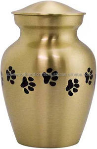 Pet <b>Memorial</b> Brass Cremation Urns Funeral Pet Urns Keepsake Urns Burial Urns With High Quality at Low Price - Product Image 5