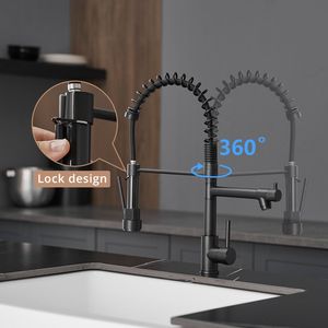 Rubinetto da Cucina Monocomando in Acciaio Inox 304 con Doccetta Estraibile a 2 Modalità e Dispenser di Sapone Integrato - Product Image 4