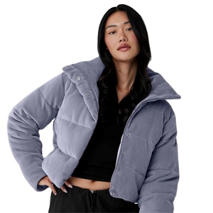 Vêtements personnalisés veste d'hiver pour femmes de grande taille doudounes à capuche veste en duvet ample pour l'extérieur vestes d'hiver bouffantes décontractées - Product Image 3
