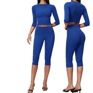 Women's Slim Yoga Dress, Stretchy <b>Tight</b> Fitness Active wear, Quick Dry Outdoor Running Sports Casual Yoga Clothing - Product Image 5