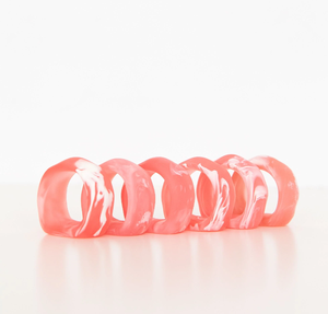 แหวนรองผ้าเช็ดปากเรซิ่นอีพ็อกซี่แบบคลาสสิก งานแฮนด์เมดส่วนตัว งานฝีมือเรซิ่นสีสันใหม่ล่าสุดสำหรับงานอีเว้นท์ - Product Image 1