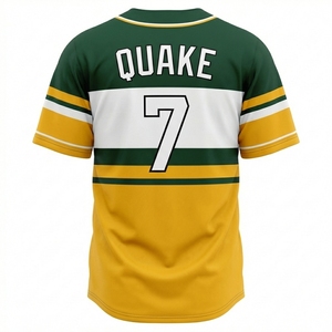 Sublimated Baseball Jersey Moisture-Wicking Short Sleeve Baseball Jersey With Own Logo Design Flatlock Stitching Baseball Jersey - Product Image 2