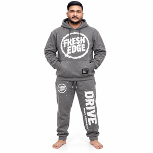 Conjunto Deportivo Personalizado para Hombre, Sudadera con Capucha de Felpa Francesa, Pantalones Deportivos, Estampado DTF con Pedrería, Ropa Urbana Personalizada - Product Image 2