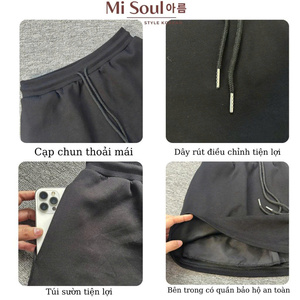 Roof <b>Skirts</b> Bottom Plain / Solid Color <b>Elastic</b> Korean Casual / Sporty / Athleisure Stretch Knit / Jersey - Product Image 5