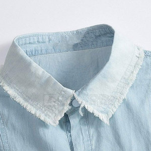 Vêtements décontractés grande taille pour hommes, veste en jean, vente chaude, veste en jean streetwear pour hommes, fabriqué au Pakistan - Product Image 3