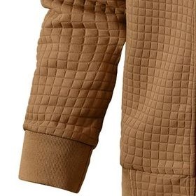Chaqueta Ligera de Invierno para Hombre, de Alta Calidad, Estilo Letterman, con Cuello Alto, Logotipo Frontal Personalizable, Diseño Tejido, 100% Algodón - Product Image 3
