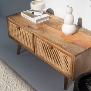 Meuble en bois avec tiroirs Vandana Zenova Ultra Rattan pour salon moderne et décoration contemporaine - Product Image 2